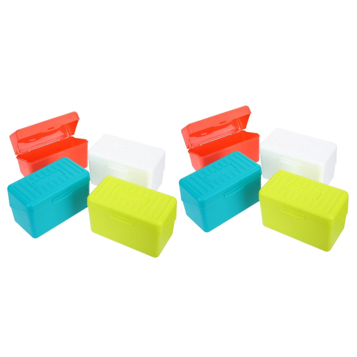 WRISTBIQUE  Card Storage Box 8pcs Flash Card Case for Home Business Use 5.7×3.5×6.7in