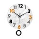 thumbnail image 3 of Reloj de pared con elegantes números arábigos, reloj decorativo para habitaciones infantiles, cocinas y comedores., 3 of 9
