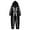 Black, variant on Shadoumai Family Matching Halloween Onesie Pajamas, Funny Skeleton Hooded Zipper Pjs Holiday Loungewear Fall Clothes For Men/Women