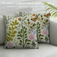 thumbnail image 3 of RUIYC and Botanical Plants Pillow Covers ,Flower Throw Pillow Covers Outdoor Decorative Pillow Covers for Couch Bed Sofa Cushion Floral Pillowcases, 3 of 5