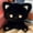 D, variant on Soft Glitter Black Cat Plush, Cute Mini Fluffy Kitten Stuffed Animal, Cozy Desk Decor & Gift for Girls