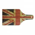 thumbnail image 1 of England Cutting Board, Grunge Union Jack Design National United Kingdom Country Flag Image, Decorative Tempered Glass Cutting and Serving Board, in 3 Sizes, by Ambesonne, 1 of 2
