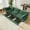 Green, variant on Newest 3-seater sofa,,a pull-out drawer under each seat, designed,crescent-shaped armrests,,equipped,wraparound back,arm cushions, chenille fabric, wheat colour.