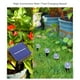 thumbnail image 5 of Cadena de lámpara Juego de cuerdas de lámpara de césped de burbujas solares Decoración de paisaje al aire libre IP65 LED impermeables Luces de estaca alimentadas por energía solar para camino / patio Andoer Cadena de lámpara, 5 of 7