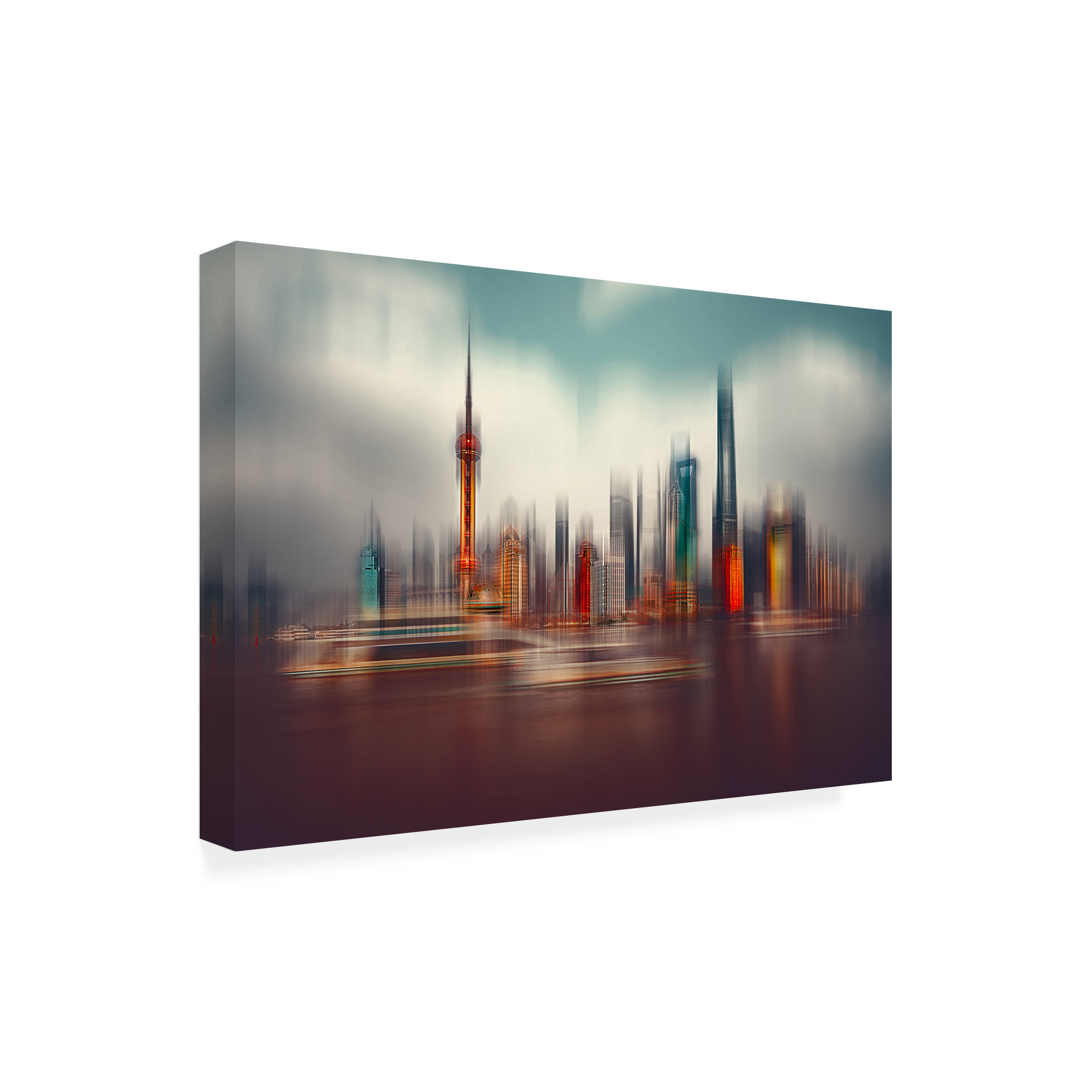 Carmine Chiriaco 'Colors Of Shanghai' Canvas Art