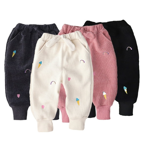 KYAIGUO Baby Toddler Winter Sweatpants for Boys Girls Casual Active Sport Blouse Infant Athletic Fleece Jogger 5M-5T