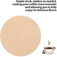 thumbnail image 3 of 800 PCS Espresso Coffee Filters, 53 mm Round Coffee Filter Paper Unbleached Disposable Replacement Coffees Tea Filters for Coffees and Espresso Makers, 3 of 4