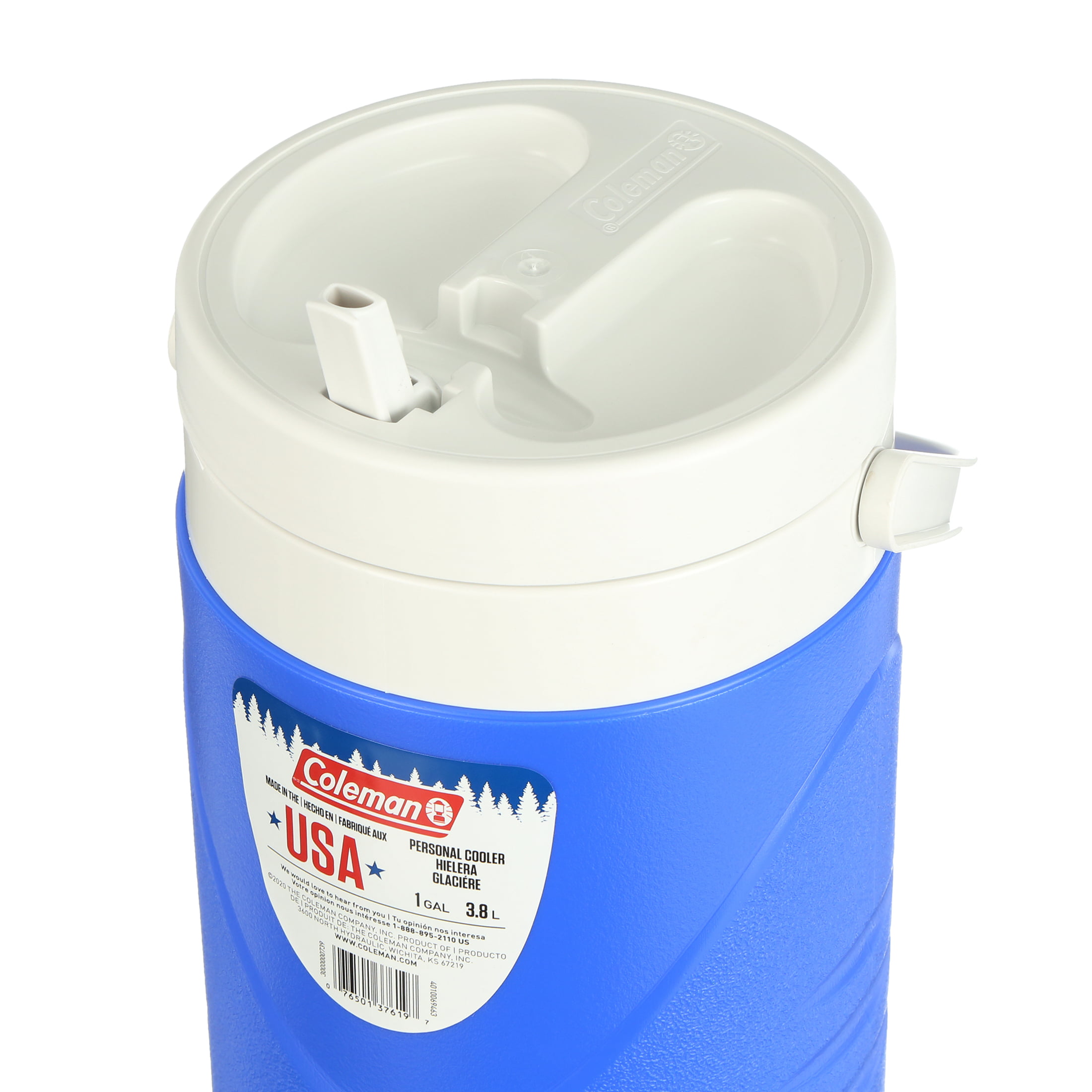 Coleman 1-Gallon Beverage Cooler Jug, Blue 