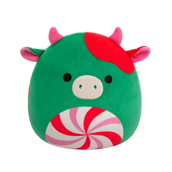 Squishmallows 8" Christmas Ruben the Peppermint Cow
