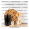 thumbnail image 4 of Canister Homecreations Metal Negro con Tapa Bambú 2400ml, 4 of 4