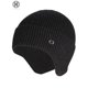 thumbnail image 2 of Luxtrada - Gorro de punto con visera para hombre, cálido, de invierno, con forro polar y orejeras (gris), 2 of 8