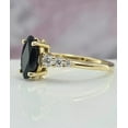 thumbnail image 5 of 1.50Ct Marquise Cut Simulated Black Diamond Wedding Ring 14K Yellow Gold Plated, 5 of 6