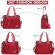 thumbnail image 2 of Bolso de mano para mujer,Bolso de hombro con múltiples bolsillos,Bolso de enfermera para el trabajo,Bolso cruzado grande,Bolso con asa superior de nailon de moda, 2 of 5