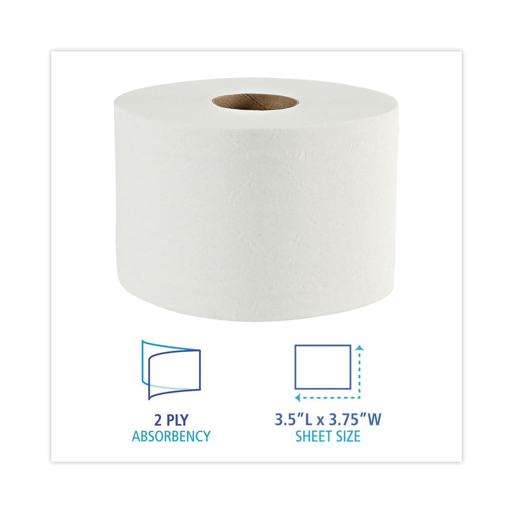 2-Ply OptiCore Green Xtra Septic Safe Controlled Bath Tissue - White (36/Carton)
