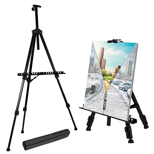 Painting Easels 66-inch Art Tripod Stand for Painting Adjustable Floor Easels 