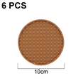 thumbnail image 2 of Posavasos para bebidas con soporte, posavasos de silicona, protección de mesa para cualquier tipo de mesa, madera, vidrio, 2 of 6
