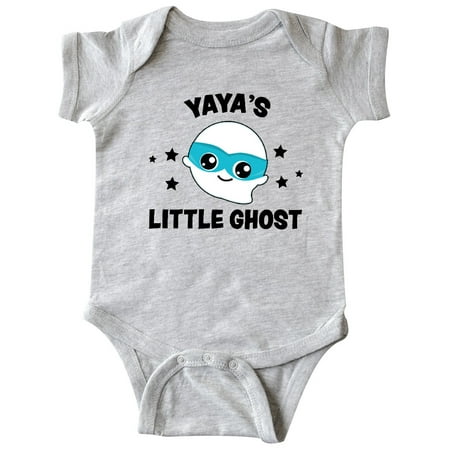 

Inktastic Cute Yaya s Little Ghost with Stars Gift Baby Boy or Baby Girl Bodysuit