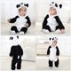 thumbnail image 5 of 1 adorable mono de invierno de una pieza con forma de panda para bebé de franela, 5 of 6