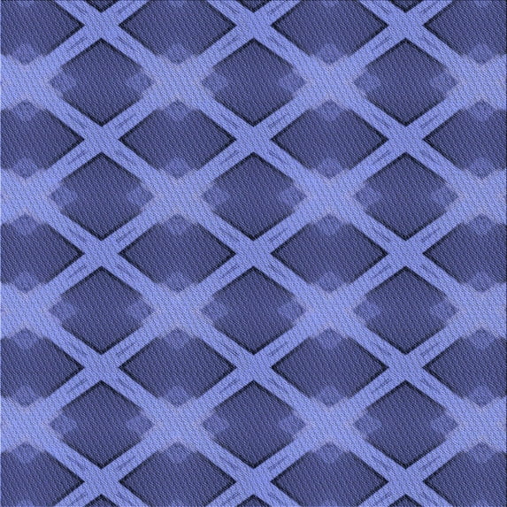 Ahgly Company Machine Washable Indoor Square Transitional Light Slate Blue Area Rugs, 6' Square