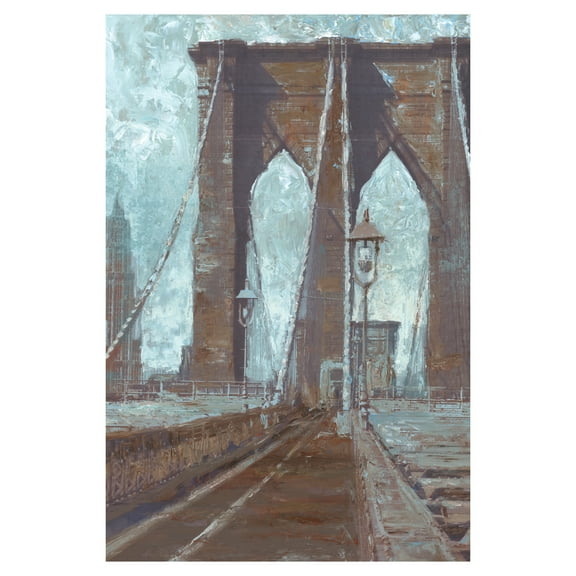 Brooklyn Bridge by Willowbrook Fine Art Canvas Art Print