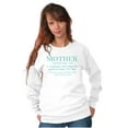 thumbnail image 4 of Funny Mother Definition Cute Mom Women Crewneck Sweatshirt Brisco Brands M, 4 of 6