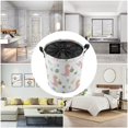 thumbnail image 5 of ANYWAY.GO Waterproof Foldable Laundry Hamper Childish Pattern Pastel Pink Dirty Clothes Laundry Baske 44x35cm, 5 of 7