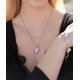 thumbnail image 3 of Collar con colgante de amor con cristales de piedra natal, regalos de joyería para mujeres Zhivalor WRMH-204-1, 3 of 4