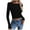 Black, variant on Lenpel Women's Crop Tops Ribbed Knit Long Sleeve Square Neck Solid Color Slim Lightweight Sweaters Soft Casual Blouses(White,X-Large)