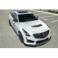 thumbnail image 6 of Extreme Online Store Replacement for 2016-2019 Cadillac CTS-V Carbon Package Style Carbon Fiber Front Bumper Lower Lip Splitter, 6 of 11