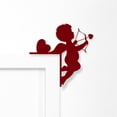thumbnail image 4 of 1 Pcs Valentine Door Topper Red Heart Cupid Door Frame Corner Decoration Romantic Corner Sign Wooden Decor Valentine's Day Props Gifts Cabinet Knob Covers for Wall Window Decor, 4 of 4
