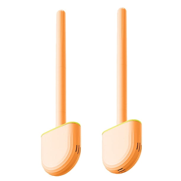 Paquete de 2 escobilla de baño, escobilla de baño de limpieza profunda para baño
