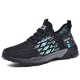 thumbnail image 2 of Men'S Breathable Mesh Slip-On Sneakers - Lightweight Casual Sports Shoes with Non-Slip Rubber Sole, Black with Blue Accents, Low-Top Design for Spring & Summer, Everyday & Casual Wear | Sporty Casual, 2 of 9