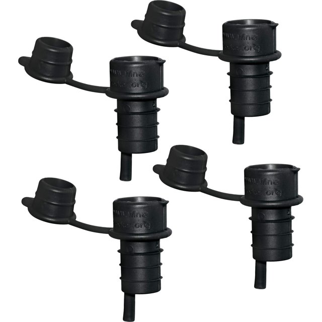 Aireador, tapón, vertedor, filtro y descorchador para vino, paquete de 4 unidades