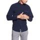 thumbnail image 1 of DKNY Camisa de pana con botones para hombre, azul, pequeÃ±a DKNY Botones al frente, 1 of 1