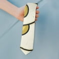 thumbnail image 2 of Men's Fried Egg Print Satin Neck Tie - Wrinkle-Resistant Formal Wedding Tie for Grooms & Professionals, 58.3" Standard Length, Breakfast & Foodie Themed Gift Tie for Men, 2 of 6