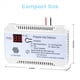 thumbnail image 4 of 3X Detector de Propano 12V LPG Sensor de Gas Natural Alarma de Fuga 85DB Sirena para Automóvil RV Hogar Medidor de Prueba de Propano Digital (), 4 of 5
