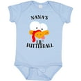 thumbnail image 3 of Inktastic Thanksgiving Nana's Lil' Butterball Cute Turkey Face Boys or Girls Baby Bodysuit, 3 of 5