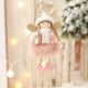 thumbnail image 5 of GOOHOCHY Juego de 3 colgantes navideños con forma de ángel para fiestas, 5 of 8