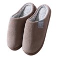 thumbnail image 1 of Zapatillas de algodón impermeables para interiores, bolsa para el hogar y zapatos cálidos para parejas Wmkox8yii hj789, 1 of 3