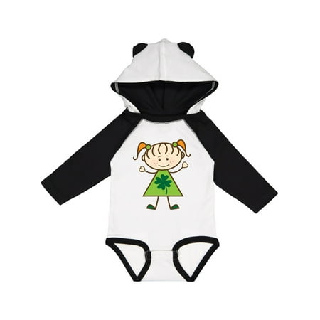 

Inktastic St Patricks Day Irish Girl Gift Baby Girl Long Sleeve Bodysuit