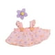 thumbnail image 3 of 2 piezas de vestido de princesa para muñecas con horquilla de flores, ropa en miniatura para 20 cm Rosa, 3 of 7