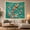 Koi in Blossoms, variant on Koi Fish Swimming in a Swirling Lotus Pond, Serene Japanese Inspired for Zen Decor Enthusiasts, East Asian Motif Artwork, Housewarming Gift Tapestry Wall Hanging for Bedroom and Living Room