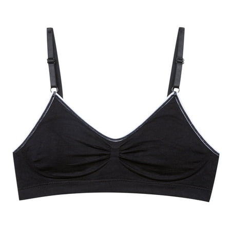

Hinvhai Women Small Breasts Gathered Sexy Sleep Bra Non-marking Shockproof Running Vest Sports Underwear On Clearance Black L(L)