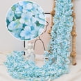thumbnail image 2 of SSNTSY 5.9ft Artificial Wisteria Garland Fake Vines Spring Garland Hanging Floral Garland for Home Wedding Garden Party Arch Office Decor, 2 of 5