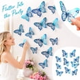 thumbnail image 3 of 12 Pack,3D Butterfly Wall Decor,Butterfly Room Decor for Girls,Butterfly Party Decorations, 3 of 5