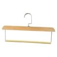 thumbnail image 1 of Tnarru Pants Hanger Flocked Clothes Storage Rack for Clothing Store Boutiques Bedroom Light Wood, 1 of 8