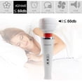 thumbnail image 3 of Baguette de Massage Personnelle Améliorée Sans Fil avec 10 Vibrations Magiques Puissantes, Baguette de Massage Électrique Portative pour Massage Complet du Corps et Soulagement de la Douleur, Blanc, 3 of 5