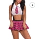 thumbnail image 1 of Encantador conjunto de ropa interior, uniforme, tentación, traje de escenario, traje suave, traje de ropa de cosplay, rosa roja, L Inevent XX000043-22, 1 of 7