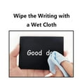 thumbnail image 3 of SEIWEI 5pcs Dining Table Mini Chalkboard Double-Sided Small Blackboard Erasable Record Board Price Tags (Black-Mate), 3 of 8