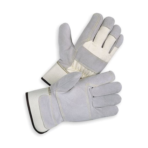 Condor Leather Gloves,Gray,L,PR 4JF93